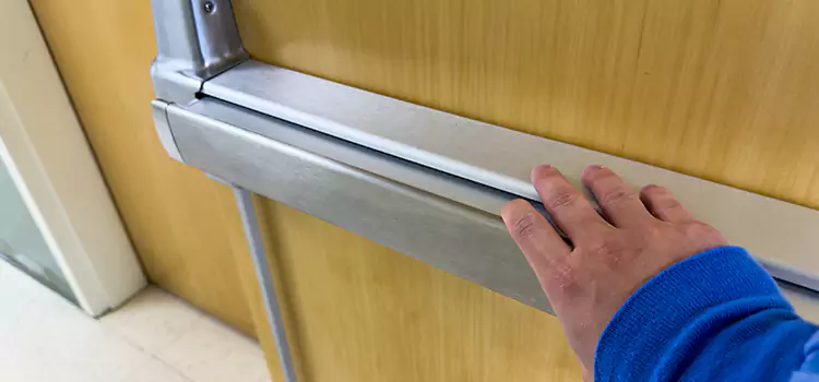 Installing a Push Bar on a Door Golden Valley